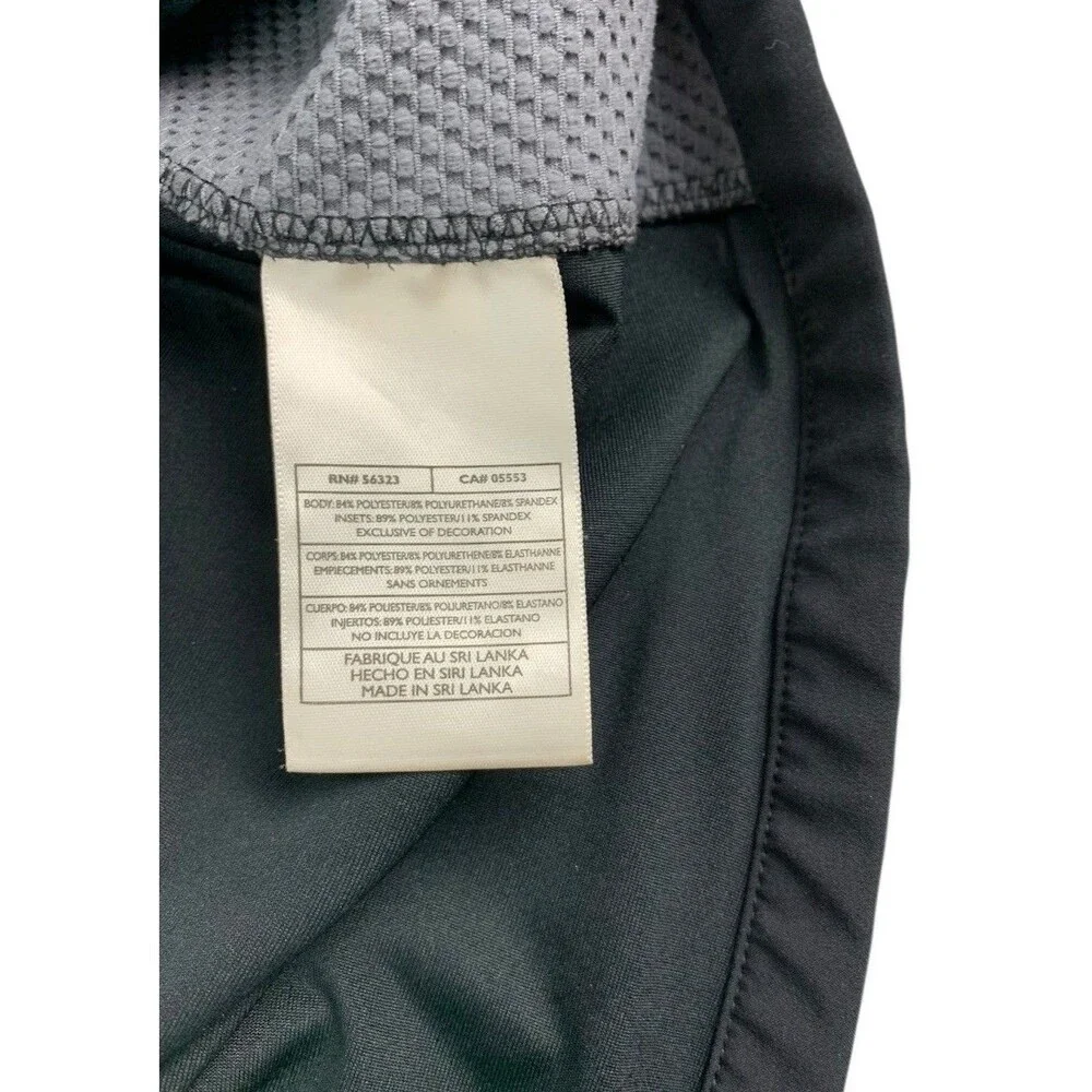 Nike Golf 1/4 Zip Pullover Sweatshirt, Clima Fit, Black w/ Gray, Men’s Size XL